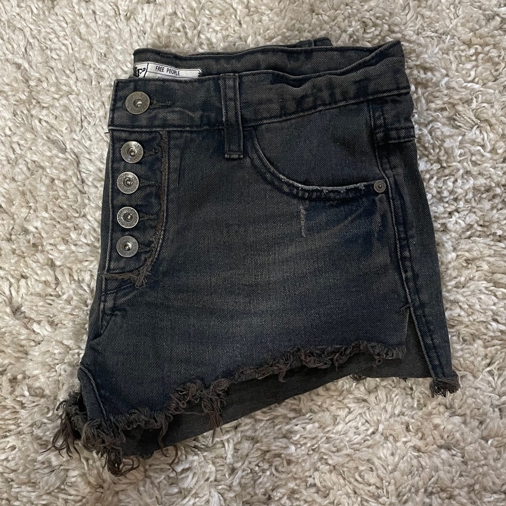 Free People Runaway Cutoff Denim Shorts
